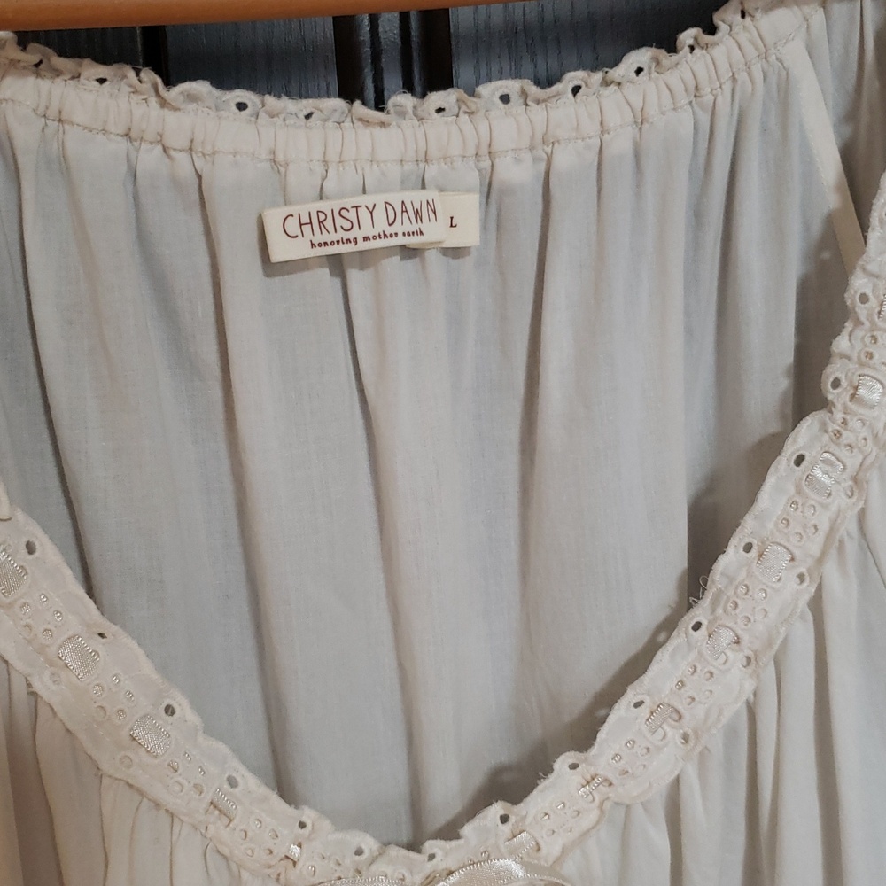 NWOT Christy Dawn Brynne Dress In "Pearl", Size L - Picture 5 of 9